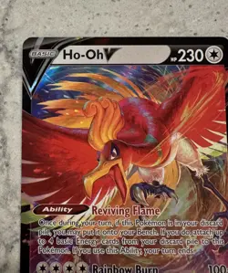 Pokemon TCG Silver Tempest 140/195 Ho-Oh V Ultra Rare NM - Image 2