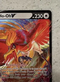 Pokemon TCG Silver Tempest 140/195 Ho-Oh V Ultra Rare NM - Image 3