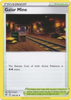 Galar Mine 160/192 Uncommon Rebel Clash Pokemon TCG HP - Image 1