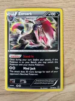 Zoroark 91/162 Promo Cosmos Holo Rare Pokemon XY Breakthrough 2015 NM - Image 1