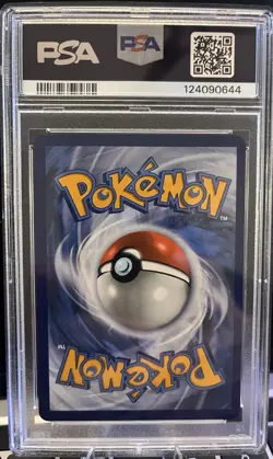2025 Pokemon Destin Rivals Team Rocket's Meowth #149 Cosmos Holo PSA 10 - Image 2