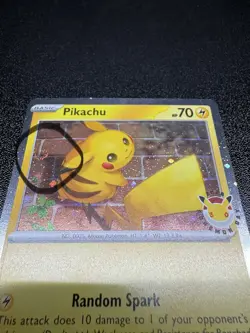 Pikachu 051/162 Pokemon Day STAMPED Cosmos Pokemon Day Promo SWIRL 🌀 - Image 3