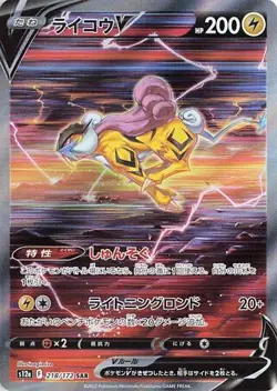 Raikou V 218/172 Special Art Rare VSTAR Universe Pokemon Japanese NM/M - Image 4