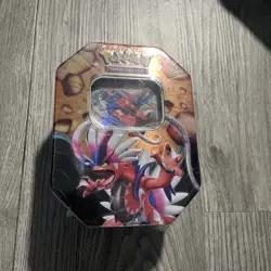 GERMAN - POKEMON SLASHING LEGENDS TIN - KORAIDON EX - BRAND NEW & SEALED - Image 2