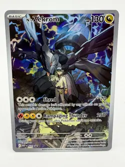 Pokemon N's Zekrom Promo Full Art Mega Evolution 031 - Image 1
