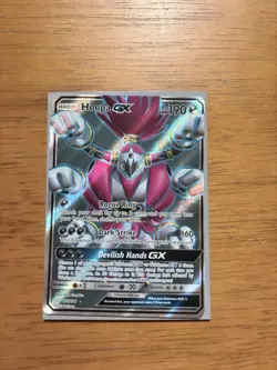 Pokemon TCG Hoopa GX 166/181 Full Art Ultra Rare Sun & Moon Team Up NM - Image 1