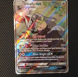 Pokemon Silvally GX 227/236 SM-Cosmic Eclipse Full Art Holo Ultra Rare GX 210HP - Image 1