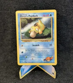 Pokemon Misty's Psyduck 54/132 Gym Heroes Common Regular Unlimited 2000 English - Image 1