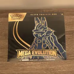 Pokemon TCG Mega Evolution Elite Trainer Box Lucario English 2024 - Image 1