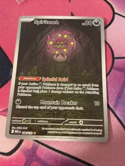 Spiritomb Illustration Rare Pokemon ME01: Mega Evolution 148/132 NM - Image 1