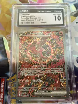 Oricorio ex Pokemon 2024 Black Star Promos 024 Mega Charizard UPC CGC Graded 10 - Image 1