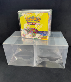 Plastic Pokemon Booster Box Case Protectors (x5) PVC Display *No Booster Box* - Image 3