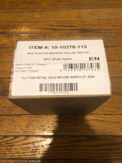 Pokemon ME03 Perfect Order Sleeved Booster Case 24ct Dollar Tree SEALED - Image 1