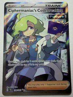 Pokemon - Ciphermaniac's Codebreaking - 198/162 - SV05: Temporal Forces - NM - Image 1