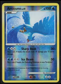 Articuno 16/147 Rare Supreme Victors Pokemon Reverse Holo Moderately Played - Image 1