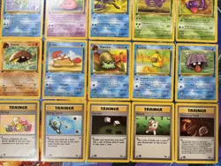 Pokemon FOSSIL 1st Edition Uncommon/Common Complete Set 31/62 LP/NM - Image 2