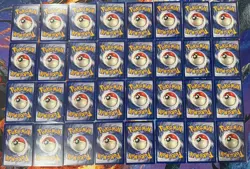 Pokemon FOSSIL 1st Edition Uncommon/Common Complete Set 31/62 LP/NM - Image 3