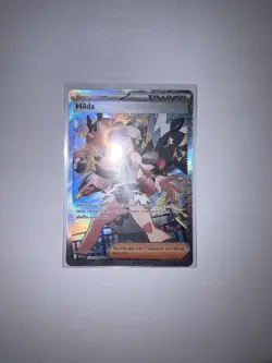 Pokemon Hilda Trainer Supporter 171/086 White Flare SIR Full Art Holo SHINY - Image 4