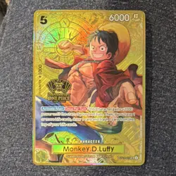 Bandai One Piece CCG Monkey.D.Luffy ST13-015 2nd Anniversary Full Art Foil - Image 1