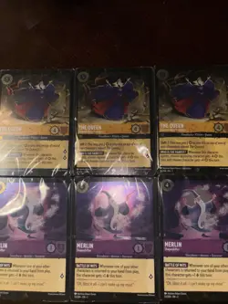 Lorcana: Rise of the Floodborn Evil Queen Gaston And Merlin Starter Decks (6) - Image 2