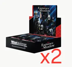 2x The Eminence in Shadow - Sealed Weiss Schwarz Booster Box - Delta Beta Alpha - Image 1