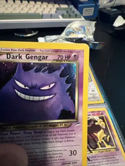 Dark Gengar 6/105 Neo Destiny Holo Rare 70 HP Unlimited English Pokemon Card - Image 4