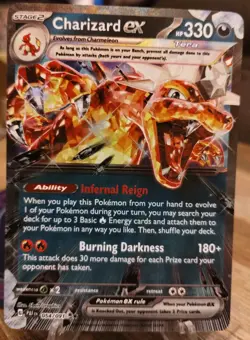 Pokemon Card Charizard EX 54/91 Paldean Fates ULTRA RARE - NM Condition - Image 1