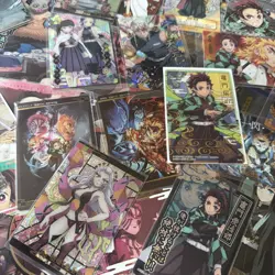 25 Demon Slayer Cards Random Lot + 1 Sealed Card GUARANTEED 🔥 No Duplicates - Image 1