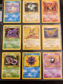 POKEMON LOT OF 9 CARDS (25-33)/62 1999 FOSSIL SET - Image 3