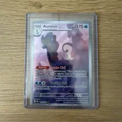 Pokemon Aurorus Holo 170 HP Stage 2 Dinosaur Card PDR 092/088 English - Image 1