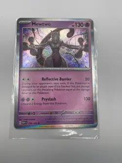 Gengar & Mewtwo S&V 151 Holo Cards NM 094/165 & 150/165 Tomokazu Komiya - Image 2