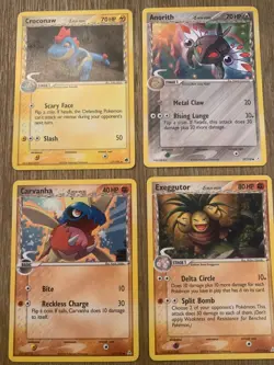Delta Species Pokemon 4 Cards- All MP - Image 1