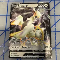 Pokemon Arceus V, Arceus VSTAR, Mew VMAX, Leafeon V, Snorlax Card Lot w/ Case - Image 2
