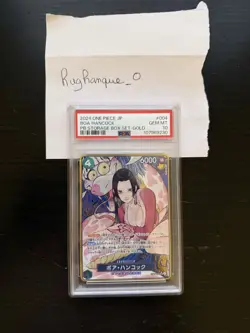 PSA 10 Boa Hancock ST17-004 SR PB Storage Set Gold ONE PIECE Card Japanese 2024 - Image 1