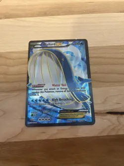 Pokemon TCG Wailord-EX Primal Clash Holo Full Art Ultra Rare Card 147/160 - Image 1