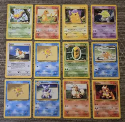 24qty Vintage Pokemon Unlimited Base Card Lot. #1 - Image 3