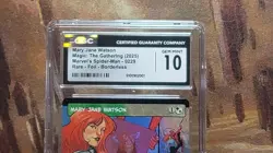 MTG Mary Jane Watson Borderless Foil #0229 Marvel's Spider-Man SPM CGC 10 💎Mint - Image 2