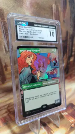 MTG Mary Jane Watson Borderless Foil #0229 Marvel's Spider-Man SPM CGC 10 💎Mint - Image 3