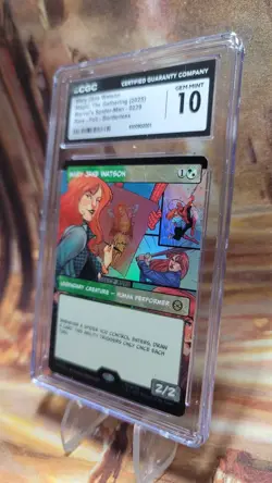 MTG Mary Jane Watson Borderless Foil #0229 Marvel's Spider-Man SPM CGC 10 💎Mint - Image 4