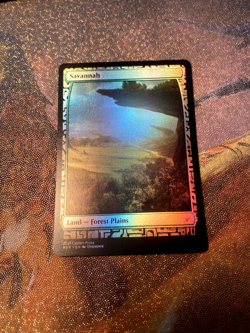 Foil Fullart Savannah Dual Land HIGH QUALITY - Image 1