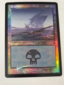 MTG - Swamp FOIL Retro Frame - Dominaria Remastered DMR - Image 1