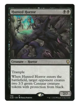 MTG Hunted Horror 758 Commander Legends Battle for Baldur's Gate Magic Gathering - Image 1