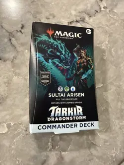 MTG Sultai Arisen Tarkir Dragonstorm New Sealed English Magic Commander Deck - Image 1