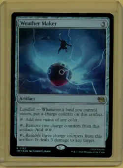 MTG Weather Maker TMT 182 Rare FOIL Teenage Mutant Ninja Turtles NM - Image 1