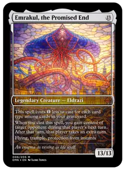 EMRAKUL, THE PROMISED END STAINED GLASS FOIL HIGH QUALITY - Image 2