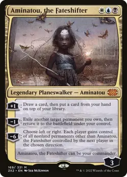 Aminatou, the Fateshifter 169 Mythic Double Masters 2022 Near Mint - Image 1