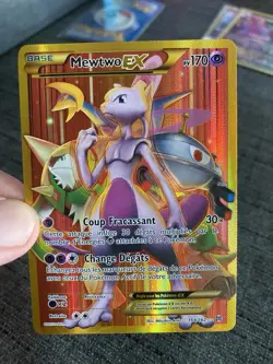 Carte Pokemon Mewtwo EX 164/162 Secrete Rare XY Impulsion Turbo Francais Occasi - Image 3