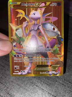 Carte Pokemon Mewtwo EX 164/162 Secrete Rare XY Impulsion Turbo Francais Occasi - Image 5