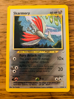 Skarmory (23/64) Rare Neo Revelation Set Pokemon Card! FREE P&P! - Image 4