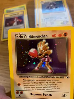 Rocket's Hitmonchan (11/132) Holo Gym Heroes Pokemon Card! FREE P&P! - Image 4
